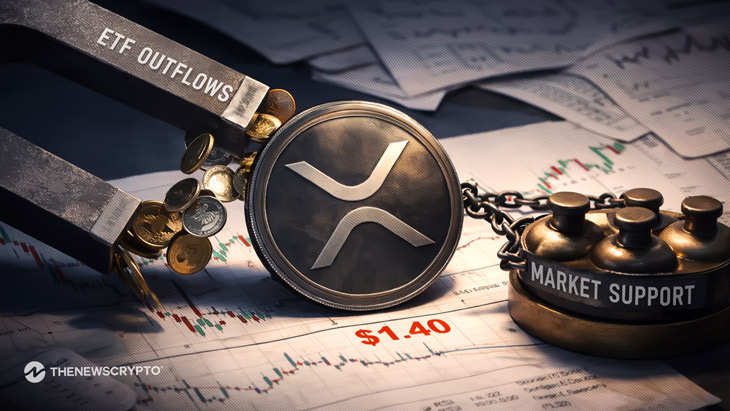 XRP Holds $1.40 Support as ETF Outflows Weigh on Sentiment
